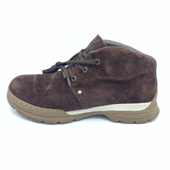 Infinity Fit by Helly Hansen Men's Brown Suede Ankle Outdoor Hiking Boots Sz 9 - Picture 1 of 9